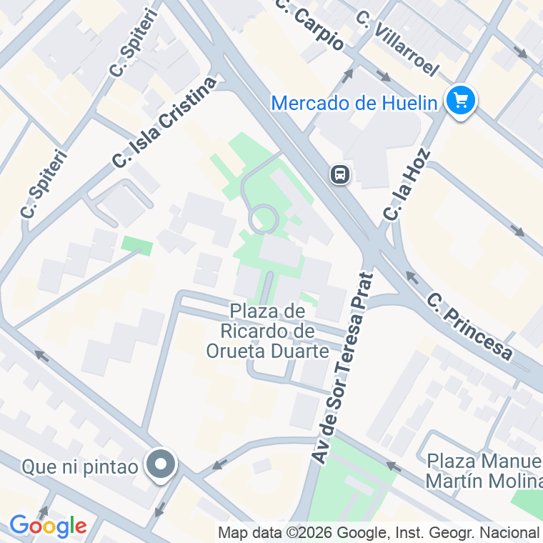 Código postal de Alberto Insua en Málaga