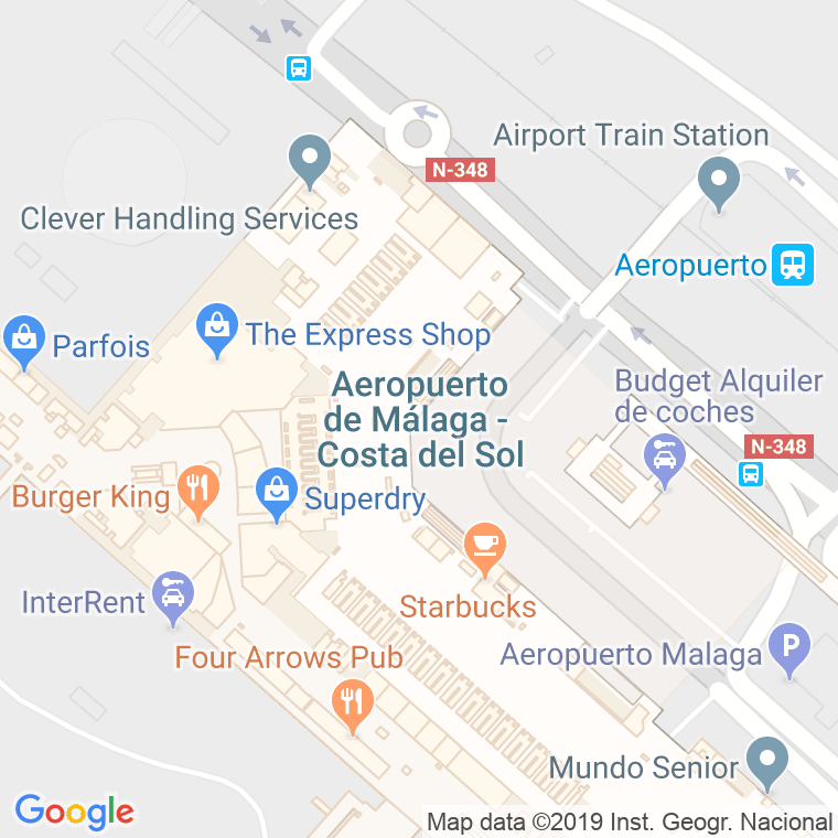 Código Postal calle Aeropuerto Pablo Ruiz Picasso (Malaga) en Málaga
