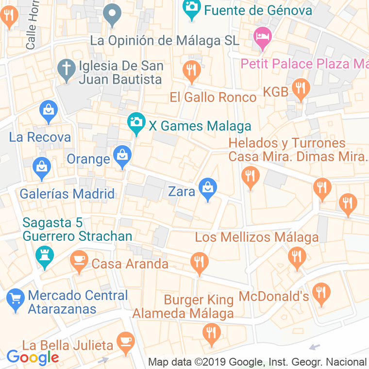 Código Postal calle Liborio Garcia en Málaga