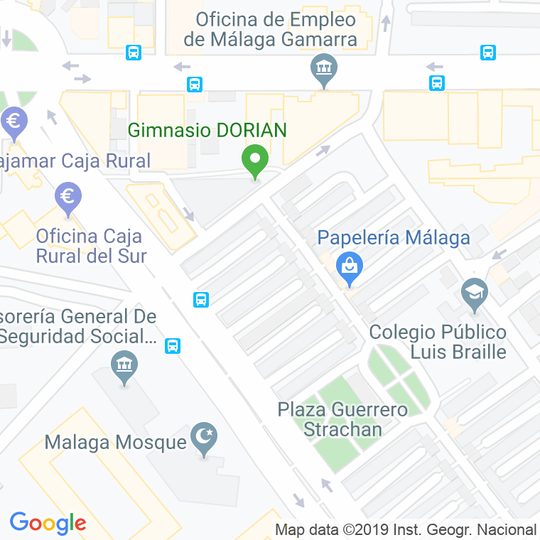 Código Postal calle Capitan Muñoz Lozano en Málaga