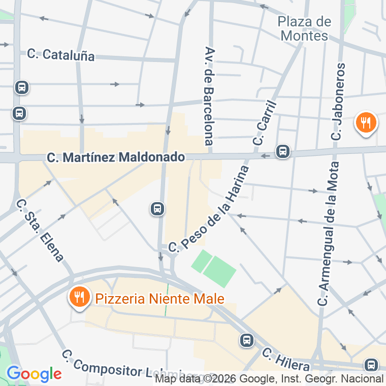 Código postal de Marmoles, Pasaje en Málaga