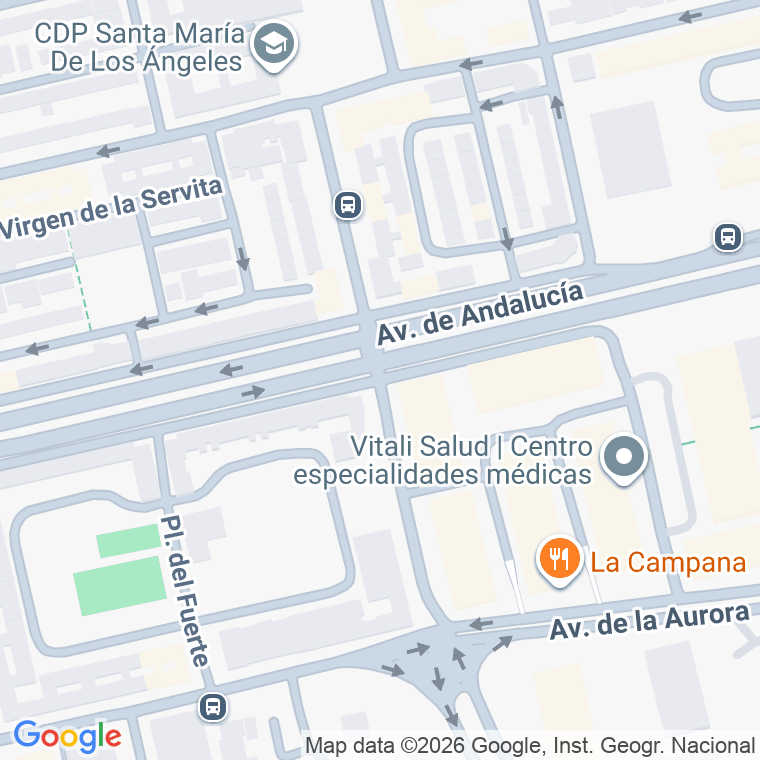 Código postal de Virgen de la Estrella en Málaga