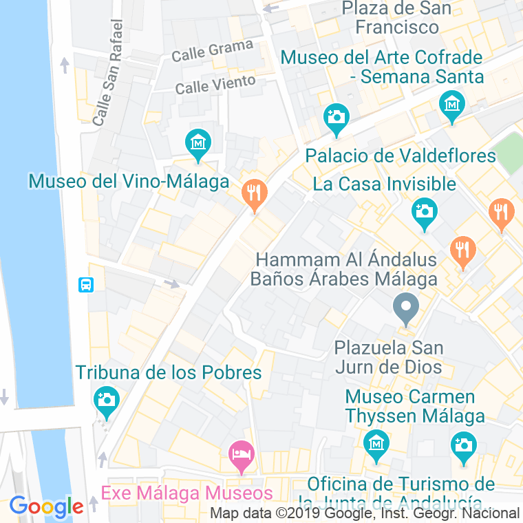 Código Postal calle Arco De La Cabeza en Málaga
