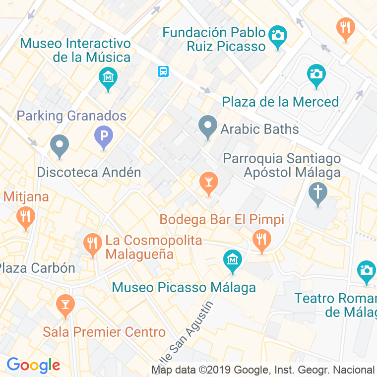 Código Postal calle Cañuelo De San Bernardo en Málaga