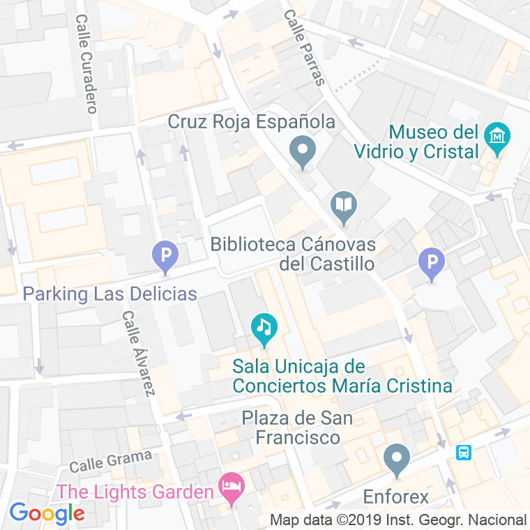 Código Postal calle Cristos, Los en Málaga