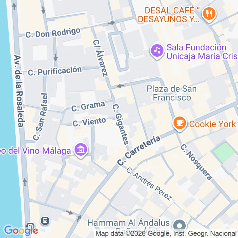 Código postal de Gigantes en Málaga