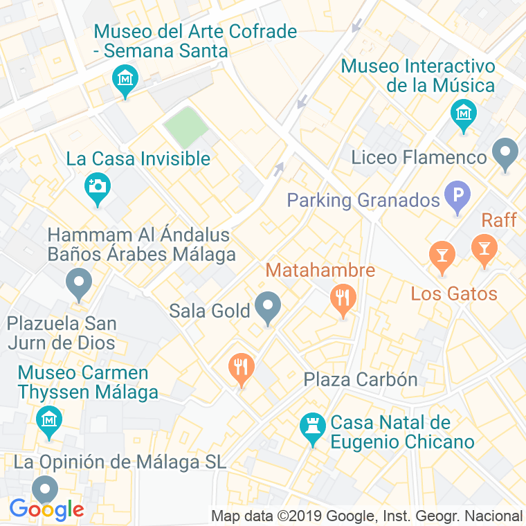 Código Postal calle Lascano en Málaga