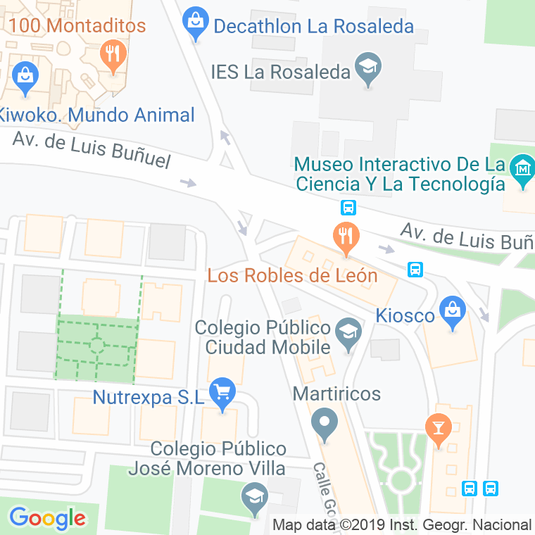 Código Postal calle Conde De Toreno en Málaga