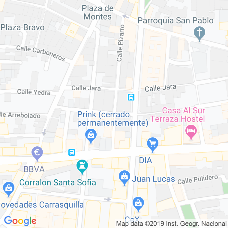 Código Postal calle Cotrina en Málaga