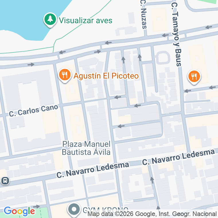 Código postal de Calle Manuel Rivadeneyra en Malaga