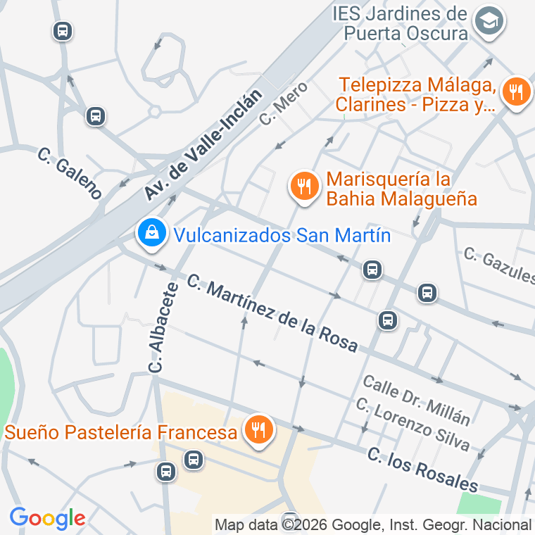 Código postal de Cesar Arbasia en Málaga