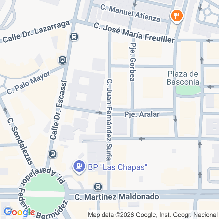 Código postal de Juan Fernandez Suria en Málaga