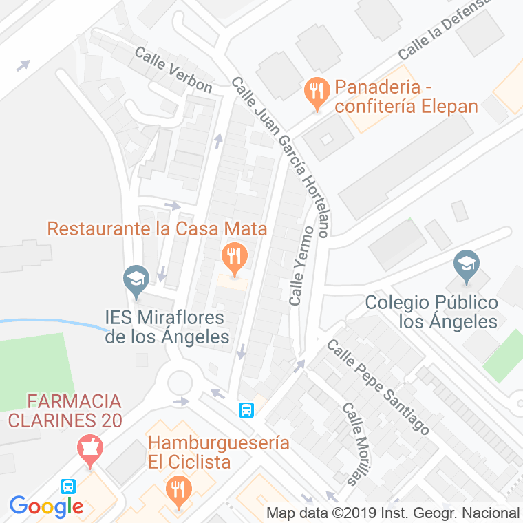 Código Postal calle Alcalde Ronquillo en Málaga