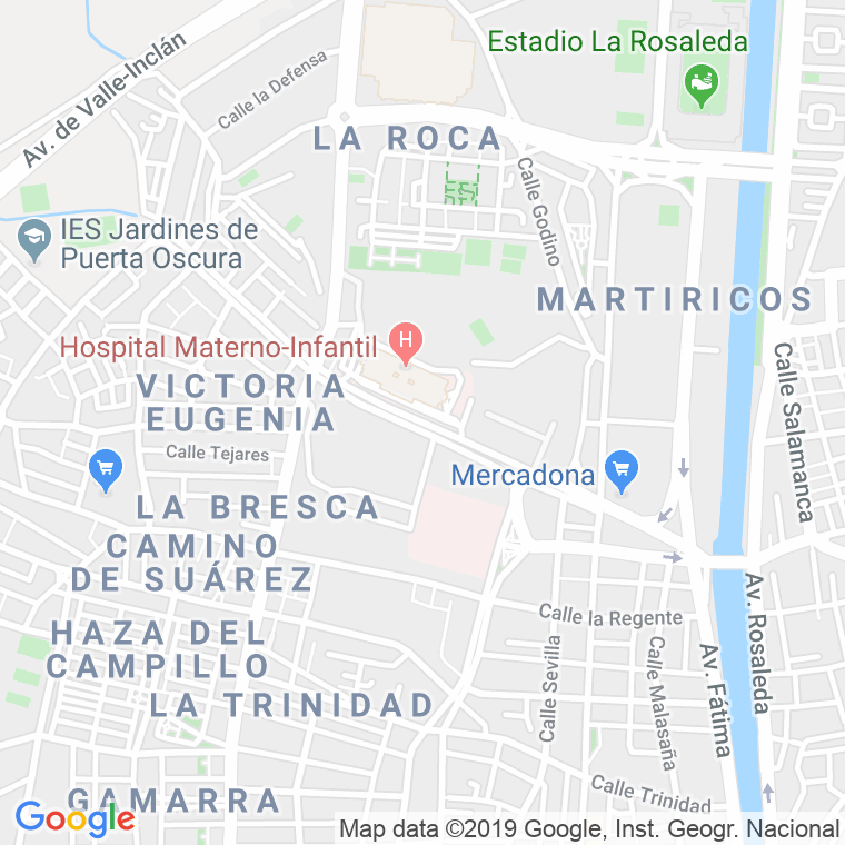 Código Postal calle Arroyo De Los Angeles   (Impares Del 19 Al Final)  (Pares Del 46 Al Final) en Málaga