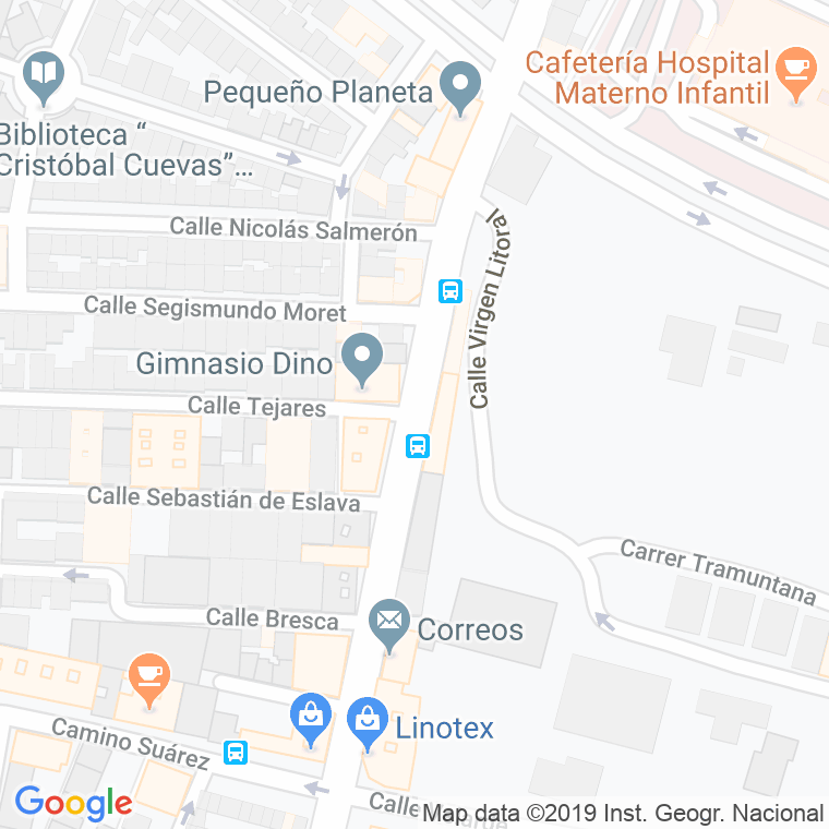 Código Postal calle Blas De Lezo en Málaga