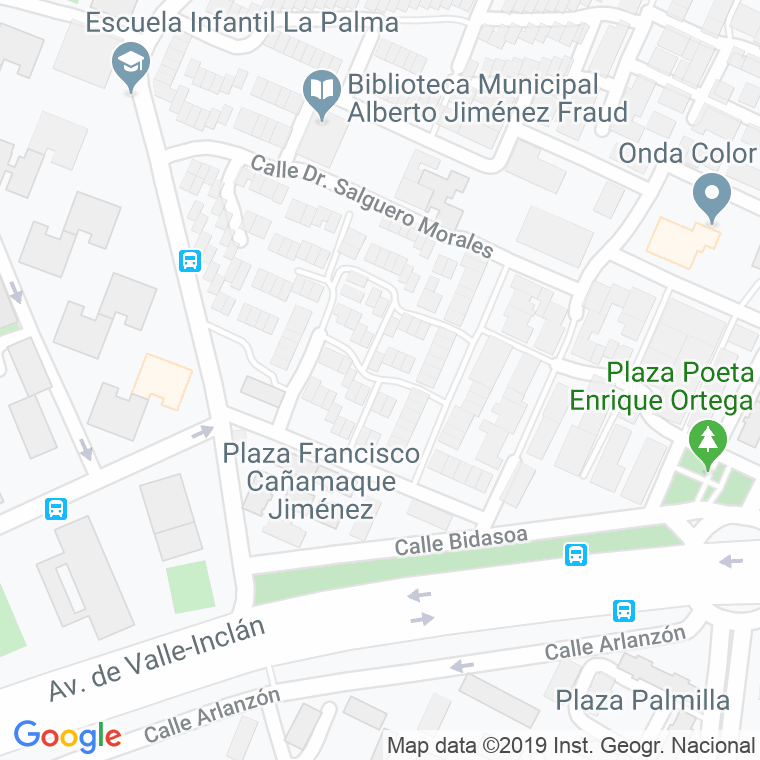 Código Postal calle Doctor Mesa Rodriguez en Málaga