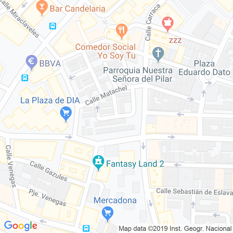 Código Postal calle Matarraña en Málaga