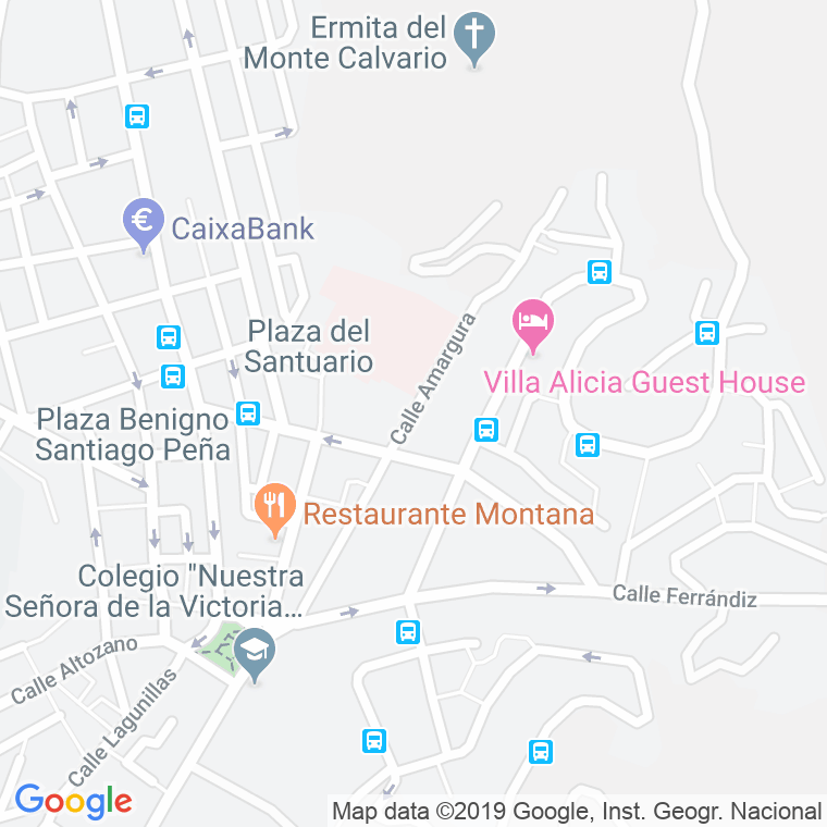 Código Postal calle Amargura en Málaga