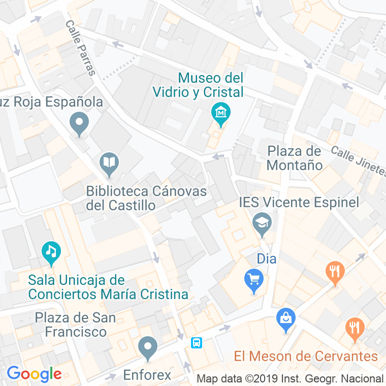 Código Postal calle Cabello en Málaga