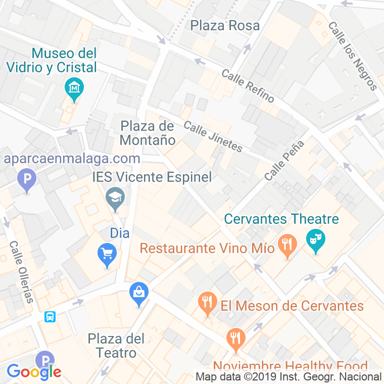 Código Postal calle Montaño en Málaga