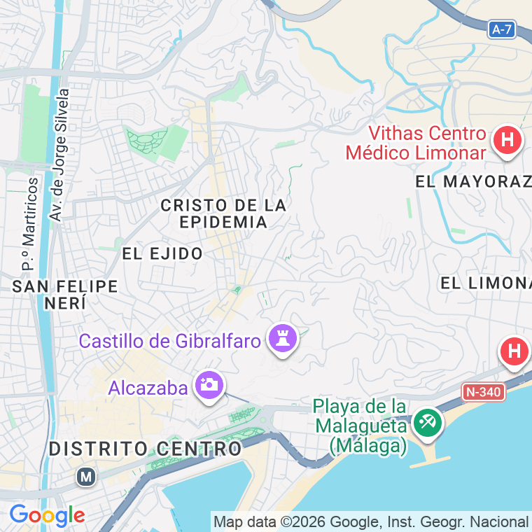 Código postal de Peña en Málaga