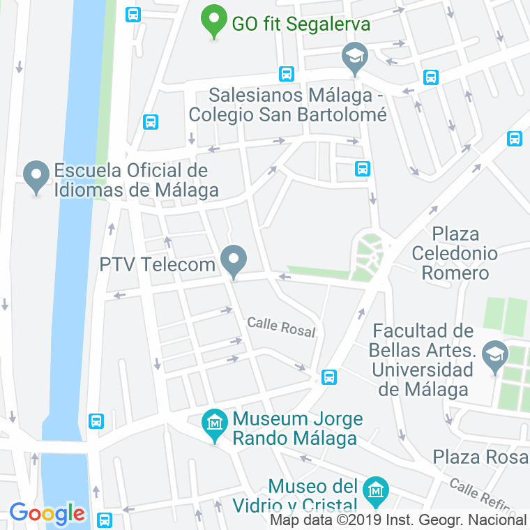 Código Postal calle Juan De La Encina en Málaga