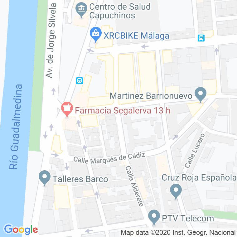 Código Postal calle Lopez Dominguez en Málaga