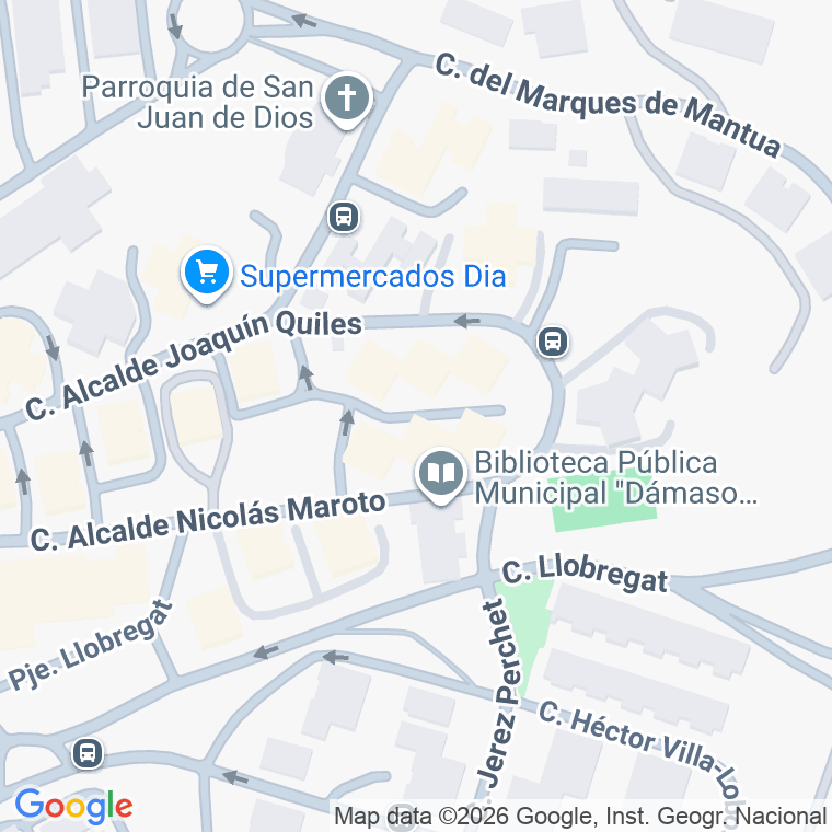 Código postal de Calle Pintor Ramos Rosas en Malaga