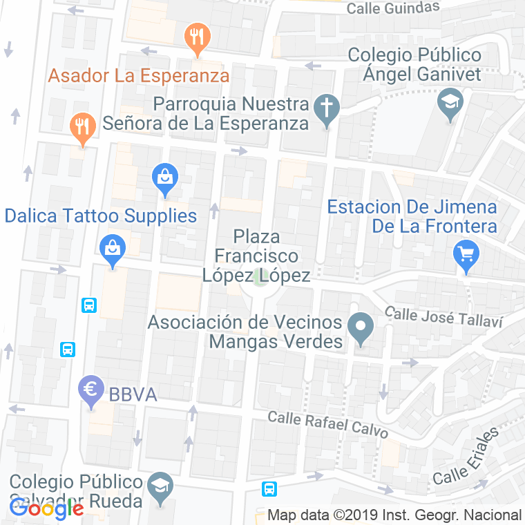 Código Postal calle Antonio Vico en Málaga