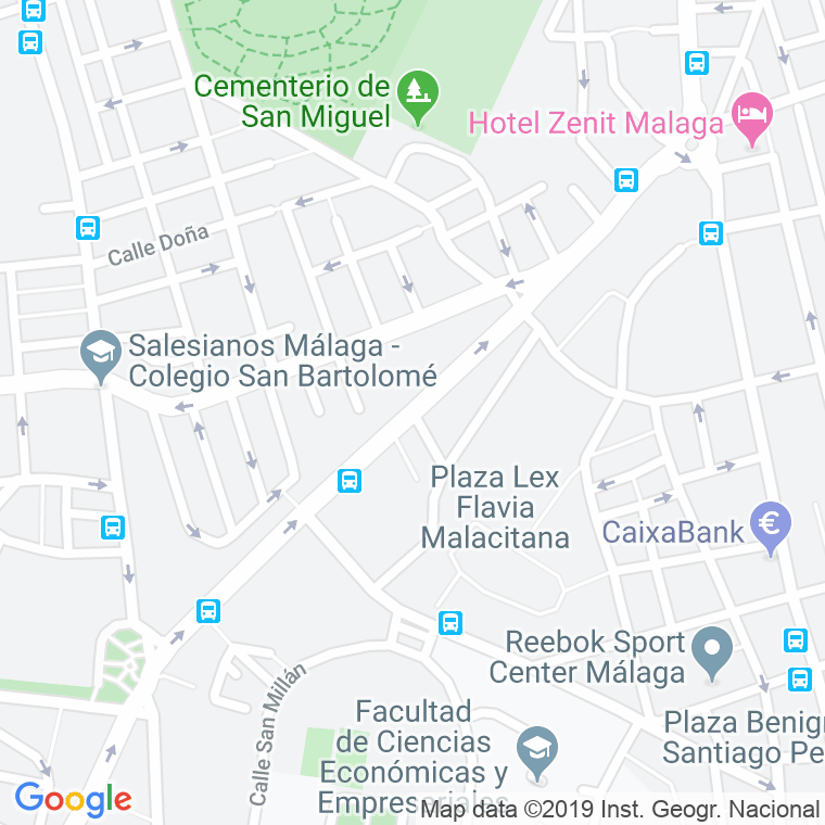 Código Postal calle Capuchinos, alameda (Impares Del 1 Al 65)  (Pares Del 2 Al 74) en Málaga