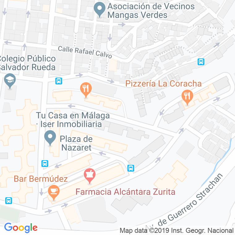 Código Postal calle Cibeles, avenida en Málaga