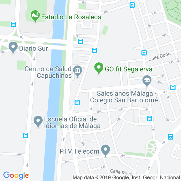 Código Postal calle Daoiz en Málaga