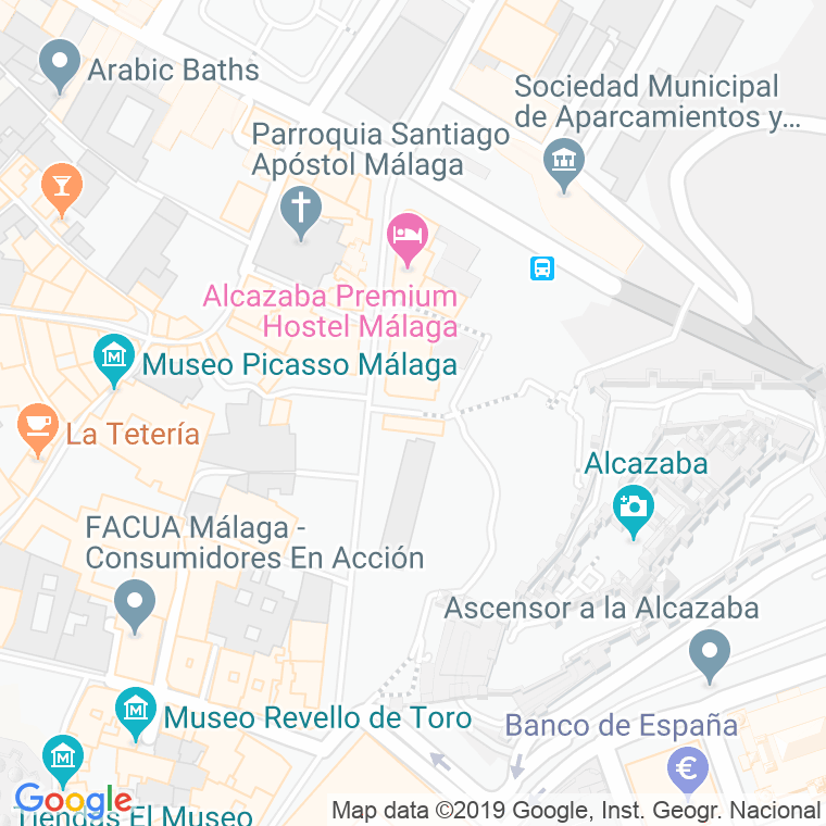 Código Postal calle Cilla en Málaga