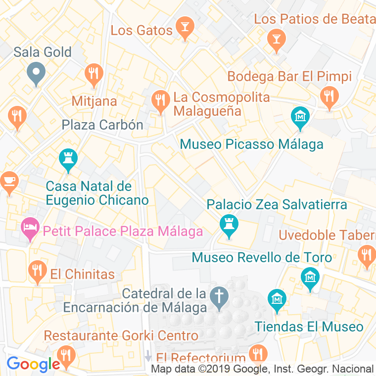 Código Postal calle Duque De La Victoria en Málaga