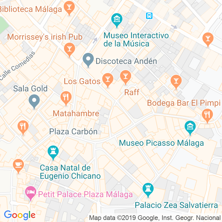 Código Postal calle Jose Denis Belgrano   (Impares Del 1 Al 11)  (Pares Del 2 Al 4) en Málaga