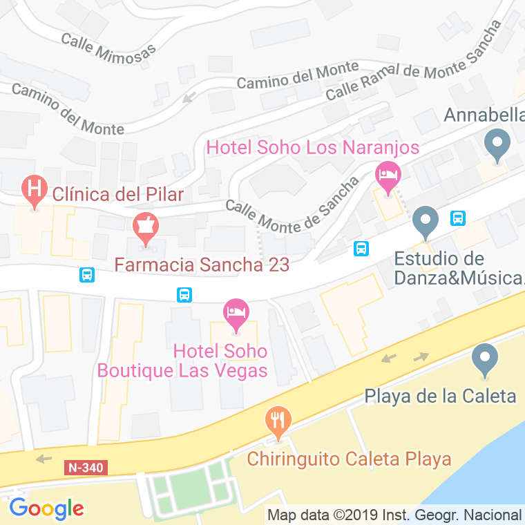 Código Postal calle Bobastro en Málaga