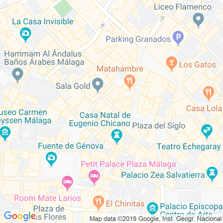 Código Postal calle Chile en Málaga