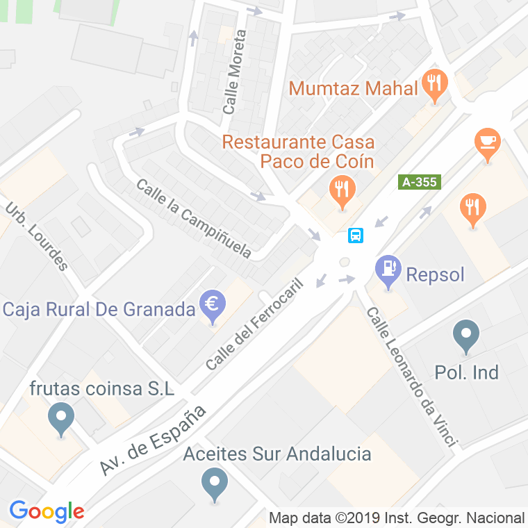 Código Postal de Rodeo, El en Málaga
