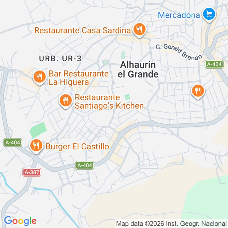 Código postal de Calle Molinos de Arriba en Alhaurin el Grande
