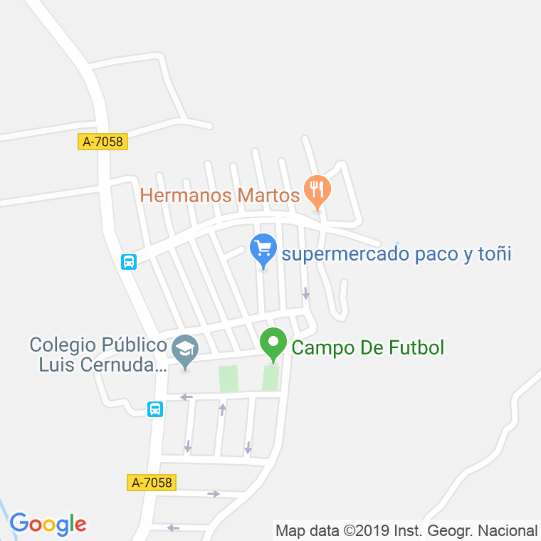 Código Postal de Huertecillas en Málaga