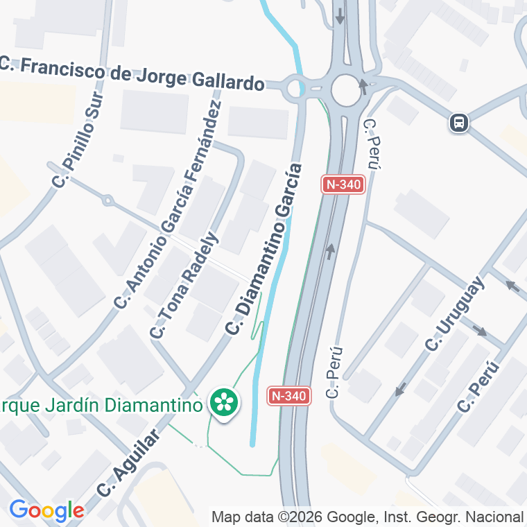 Código postal de Calle Diamantino Garcia en Torremolinos
