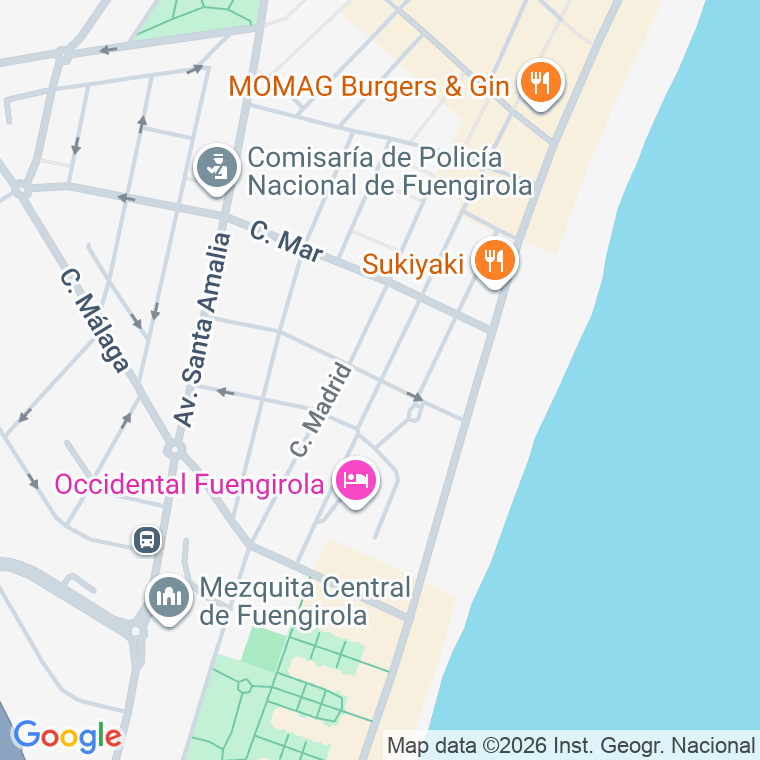 Código postal de Calle Miguel Marquez en Fuengirola