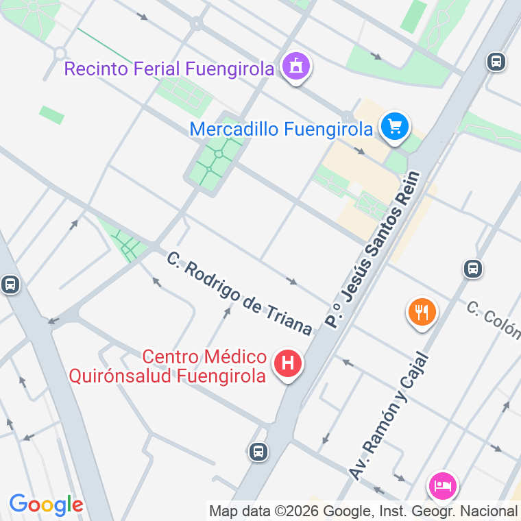 Código postal de Calle Romeria del Rocio en Fuengirola