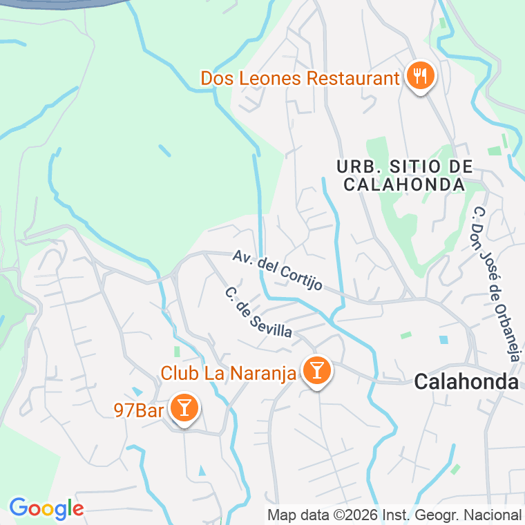 Código postal de Avda Cortijo de Calahonda en Sitio de Calahonda