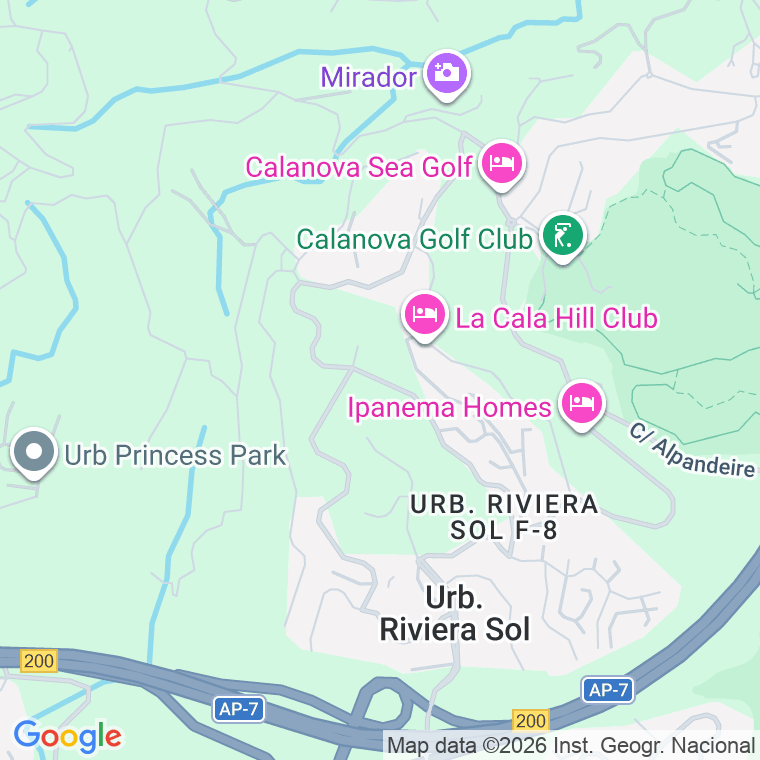Código postal de Calle Pintores de Riviera en Sitio de Calahonda