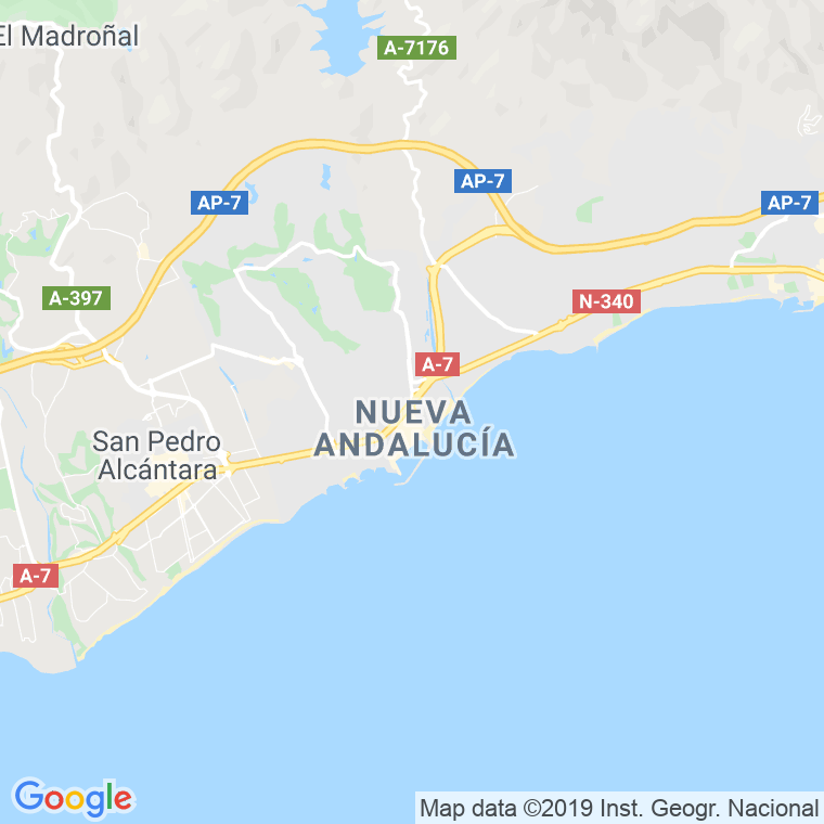 Código Postal de Nueva Andalucia en Málaga