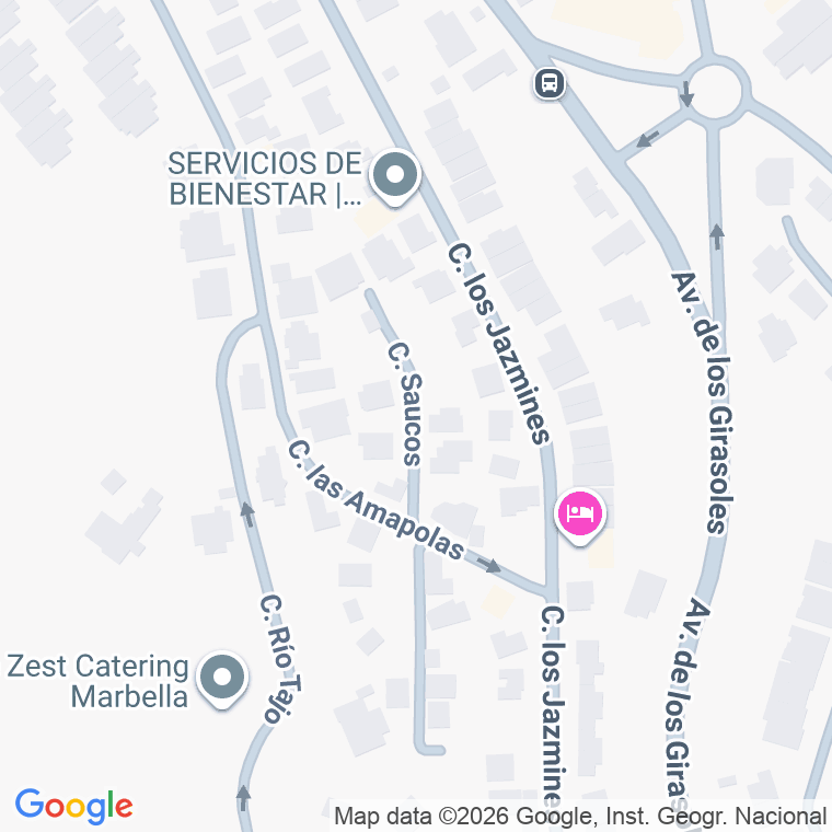 Código postal de Calle Saucos los en Nueva Andalucia