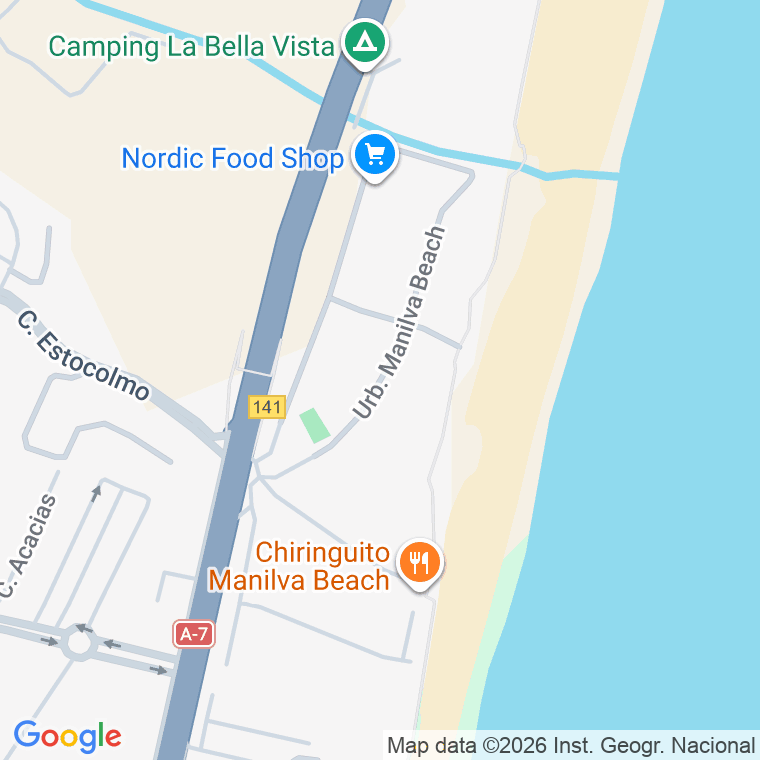 Código postal de Urb Manilva Beach en Alcorrin