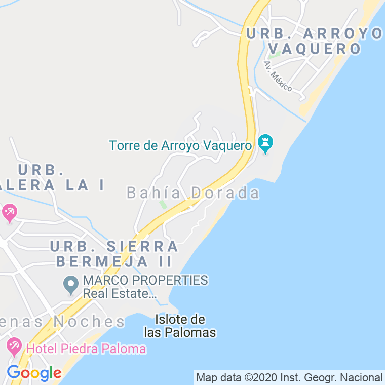 Código Postal de Bahia Dorada en Málaga