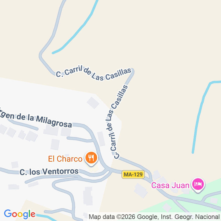 Código postal de Calle Carril de las Casillas en Romanes (los)